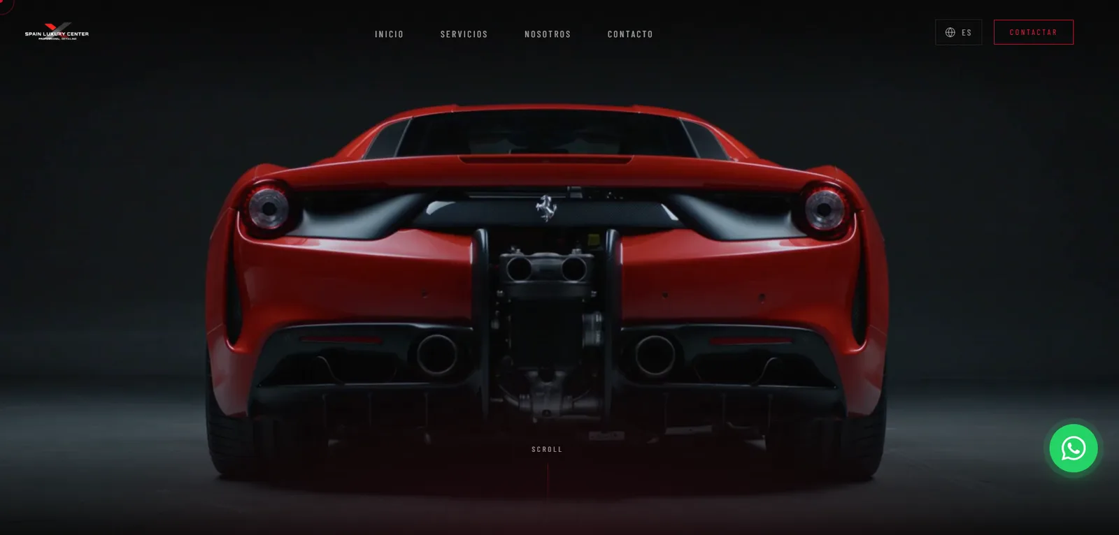 Captura de la web de Spain Luxury Center